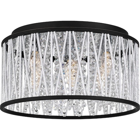 Quoizel Celeste Flush Mount 5 Lights Matte Black. PCCET1616MBK